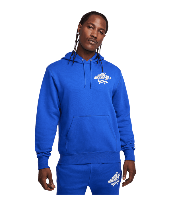 Nike Club Hoody Blau F480 - blau