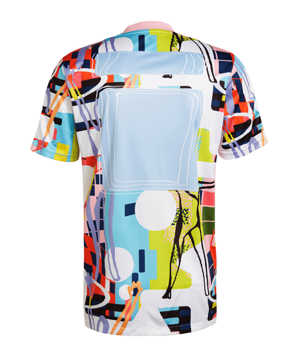 adidas House of Tiro Love Unites Trikot Pink Blau - mehrfarbig