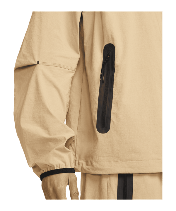 Nike Tech Fleece Jacke Beige F297 - beige