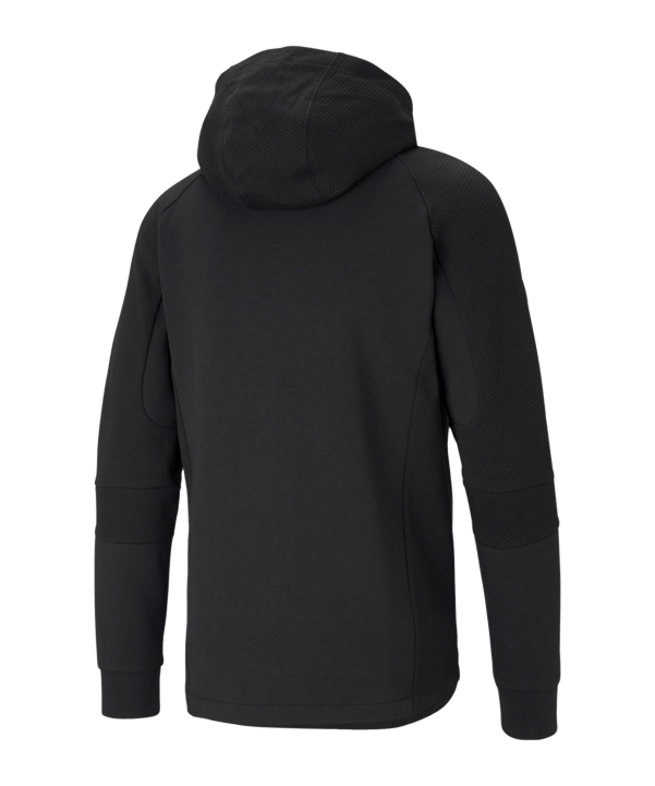 PUMA teamCUP Casuals Kapuzenjacke Schwarz F03 - schwarz