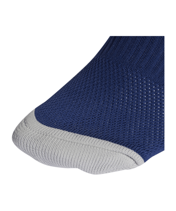 adidas Milano 23 Strumpfstutzen Blau Weiss Grau - blau