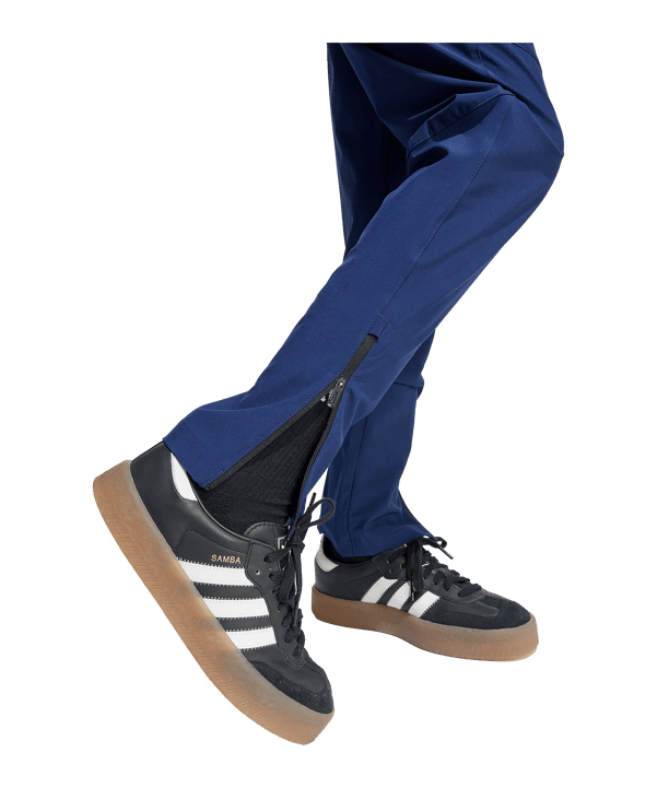 adidas Tiro Travel Woven Hose Kids Dunkelblau - schwarz
