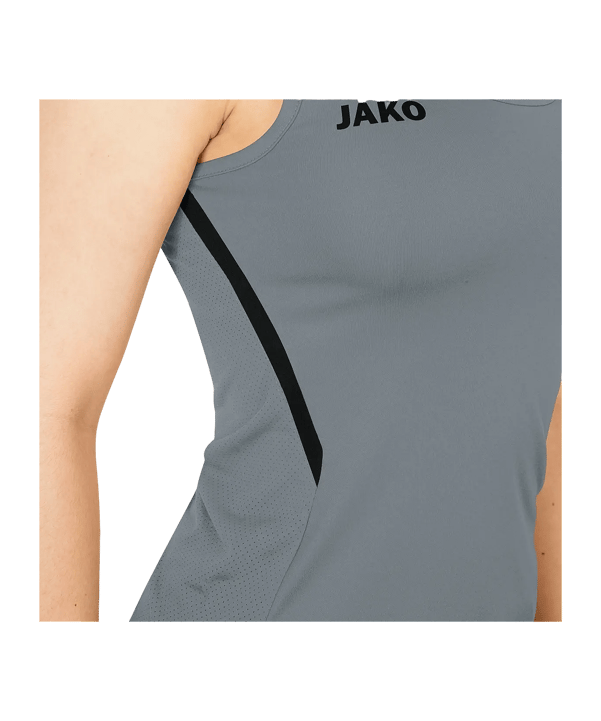 JAKO Challenge Tanktop Damen Grau Schwarz F841