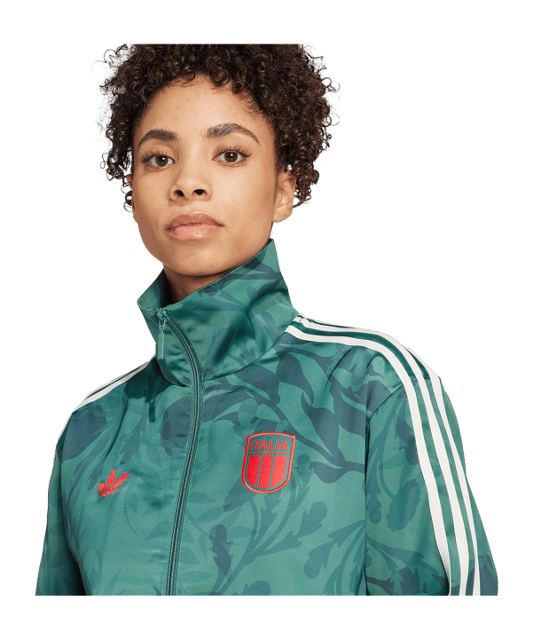 adidas Italy Track Sweatshirt Damen Grün - gruen