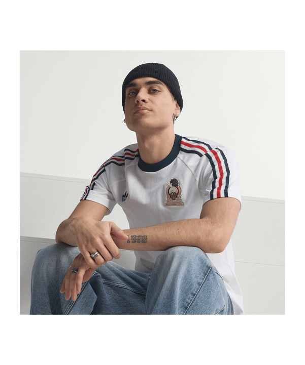 adidas FMF Mexiko Originals T-Shirt Weiß - weiss