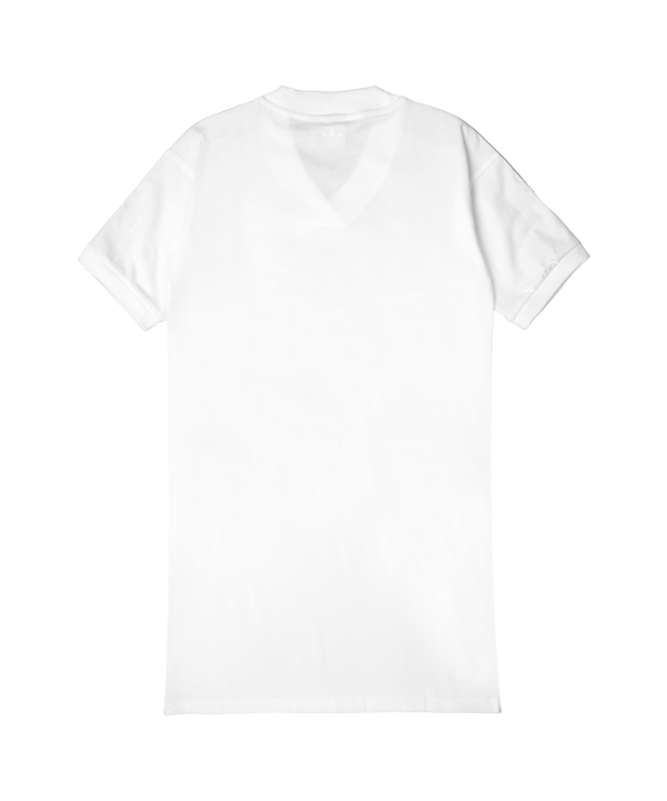 adidas Originals T-Shirt Kleid Damen Weiss - weiss