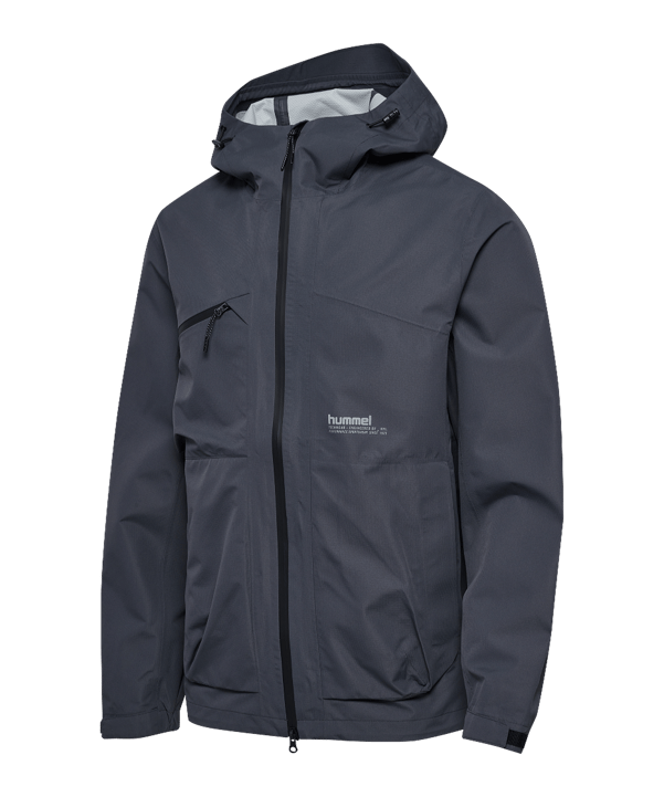 Hummel Waterproof 2.5L Shell Jacke Grau F2366 - grau