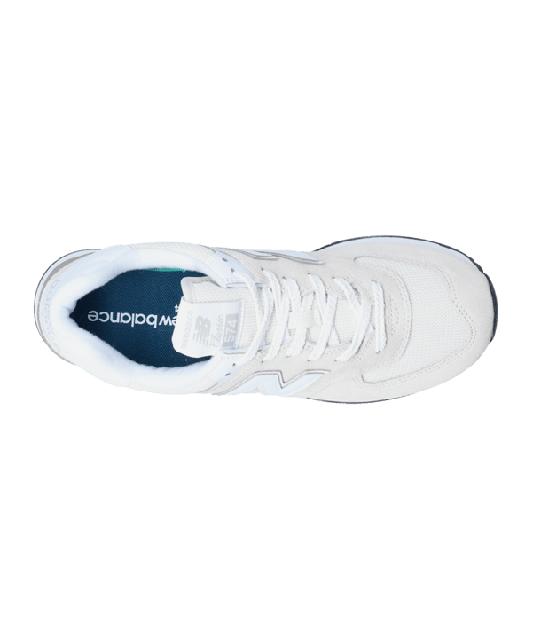 New Balance 574 Weiss FEVW - weiss