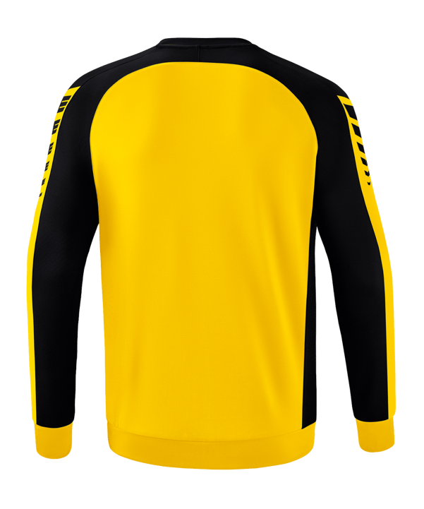Erima Six Wings Sweatshirt Gelb Schwarz - gelb