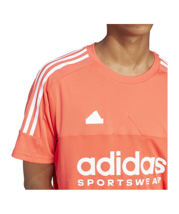 adidas Tiro T-Shirt Rot Weiss - rot