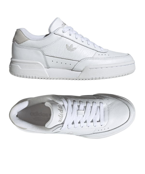 adidas Originals Court Super Damen Weiss Grau - weiss