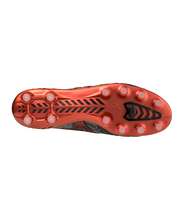 Mizuno Morelia Neo III Beta Made in Japan FG Sergio Ramos 4 Schwarz Rot F04 - schwarz