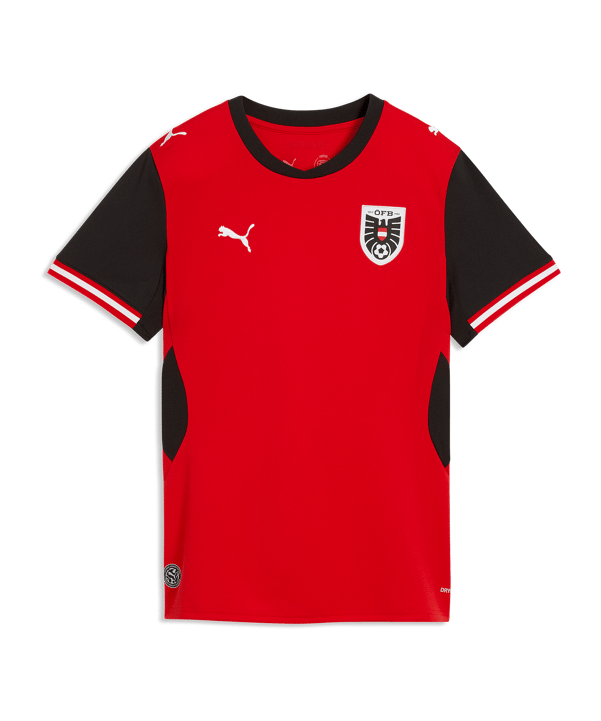 PUMA ÖFB Austria Replica Maglietta Home CM 2026 Donna Rosso C01 - rosso