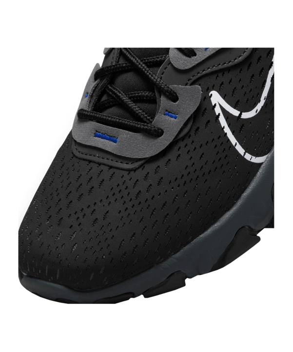 Nike React Vision Schwarz Weiss Blau F001 - schwarz
