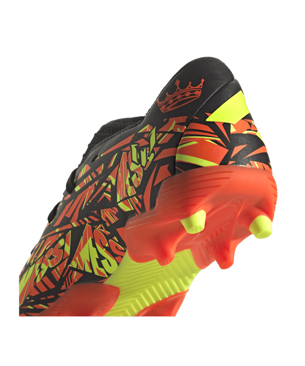 adidas NEMEZIZ Messi.3 FG J Kids Rot Gelb Schwarz - rot