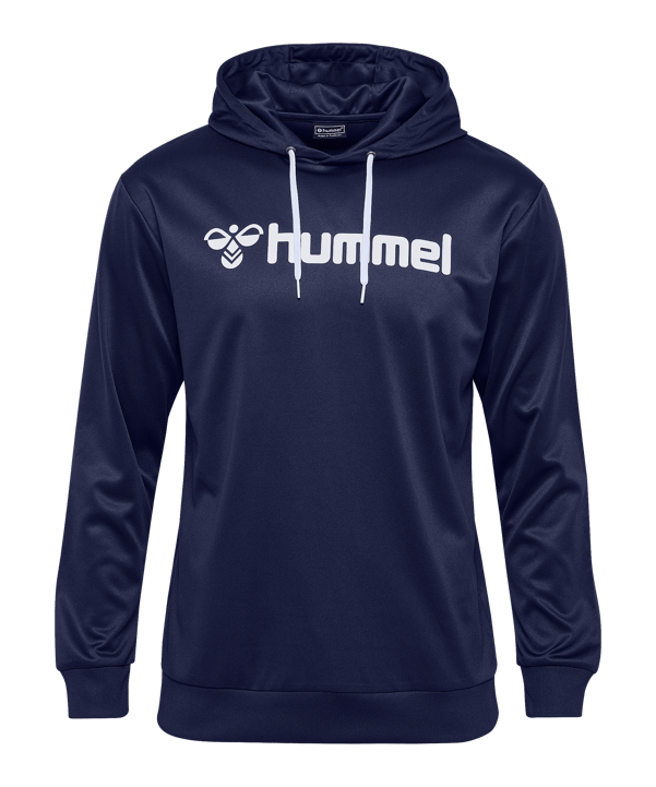 Hummel Logo Hoody Blau F7026 - blau
