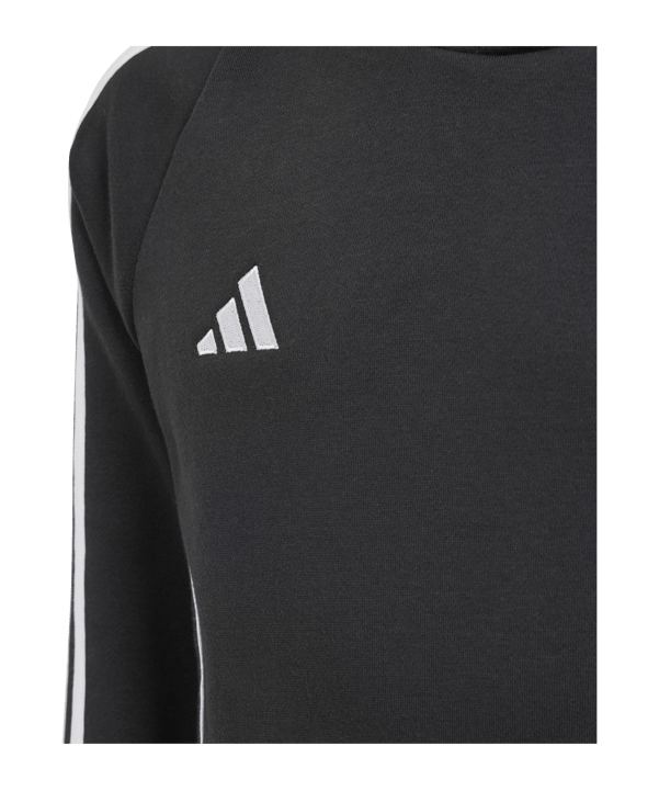 adidas Tiro 24 Hoody Kids Schwarz Weiss - schwarz