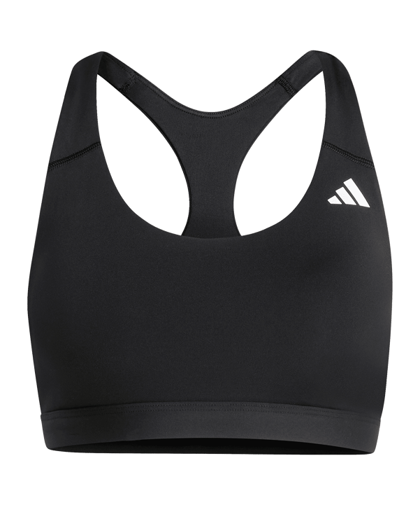 adidas Optime Essentials Workout Sport-BH Damen Schwarz - schwarz