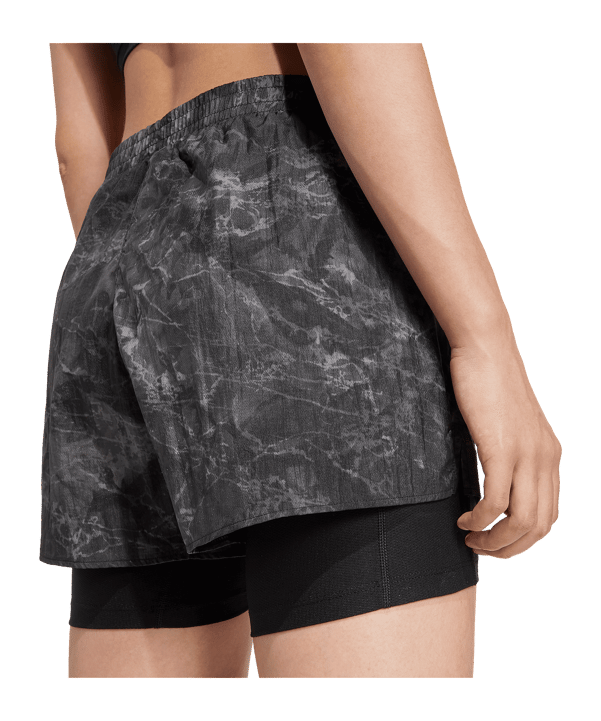 adidas Own the Run Spray 2in1 Hardloopshorts Dames Grijs - grijs