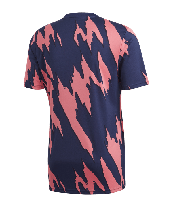 adidas Real Madrid Prematch Shirt Pink Blau - pink