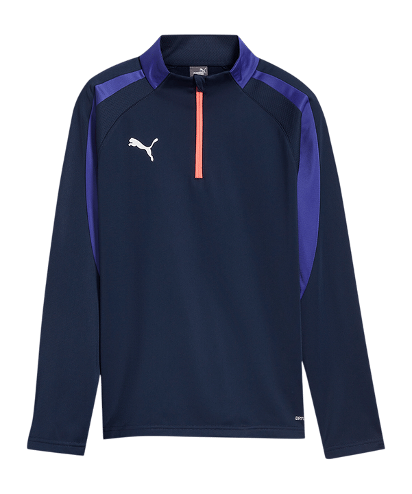 PUMA IndividualLiga 1/4 Zip Top Sweatshirt Kids Blau F01 - blau