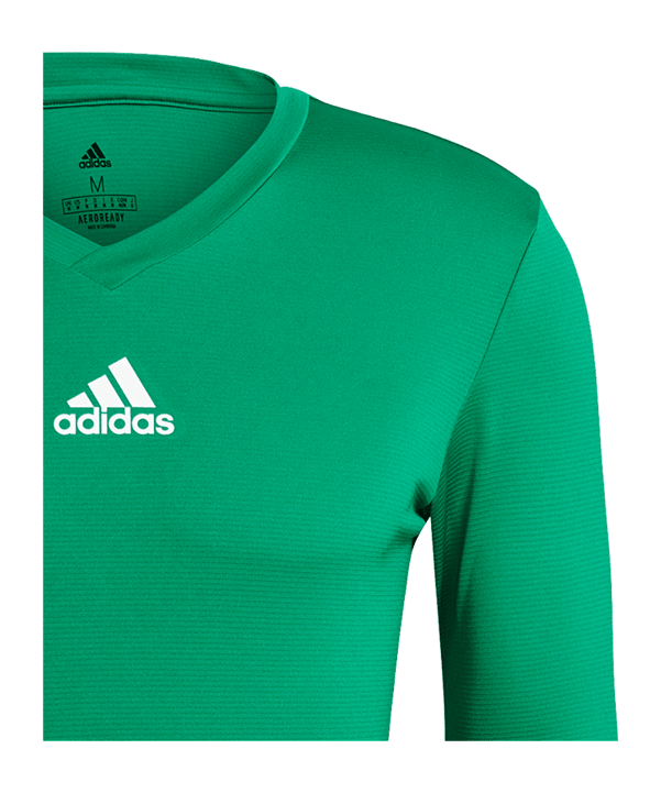 adidas Team Base Top langarm Dunkelgrün - gruen