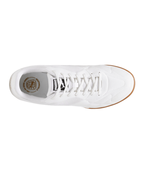 PUMA KING Top IT Halle Weiss Gold F02 - weiss
