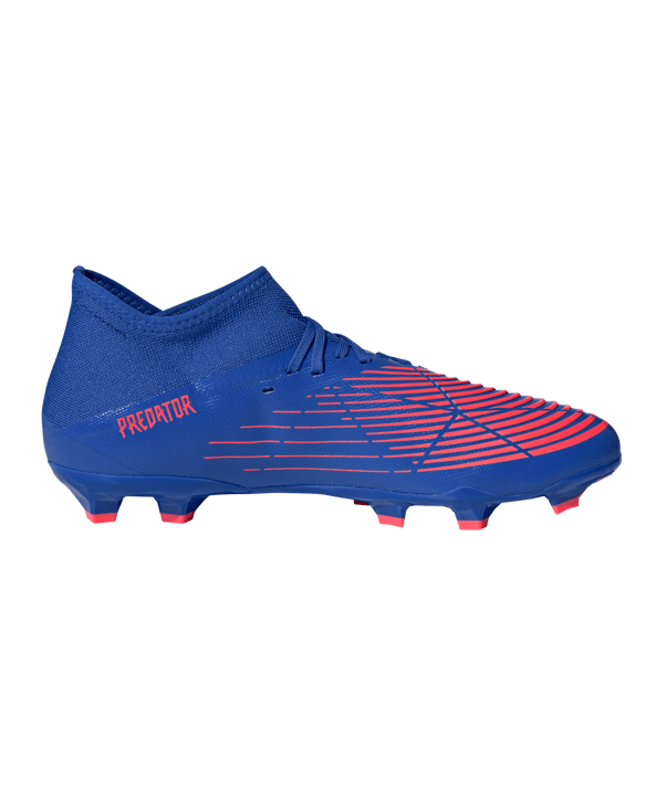 adidas Predator EDGE.3 FG Sapphire Edge Blau Rot - blau