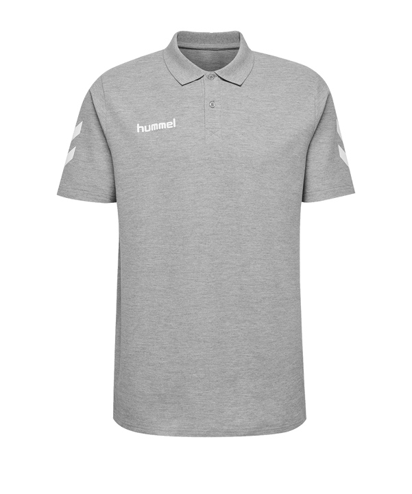 Hummel Cotton Poloshirt Grau F2006 - grau