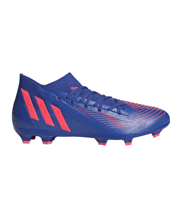 adidas Predator EDGE.3 FG Sapphire Edge Blau Rot - blau
