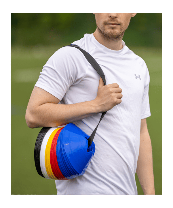 Cawila Markierungshauben M | 10er Set | Durchmesser 20cm, Höhe 6cm | pink - pink