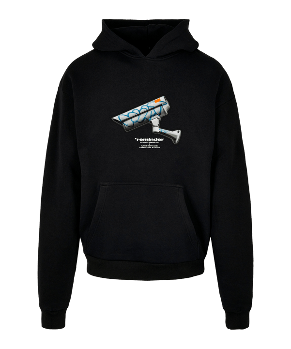 Mister Tee CCTV Oversized Hoody Schwarz - schwarz