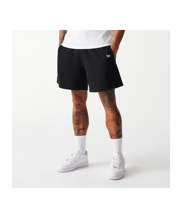 New Era MLB Los Angeles Dodgers Pique Short Schwarz - schwarz