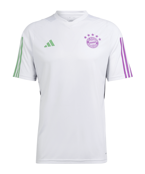 adidas FC Bayern München Trainingsshirt Weiss - weiss
