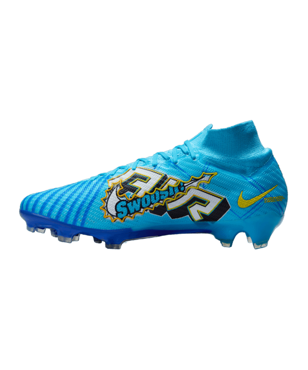 Nike Air Zoom Mecurial Superfly IX Elite FG Mbappe Signature Blau F400 - blau