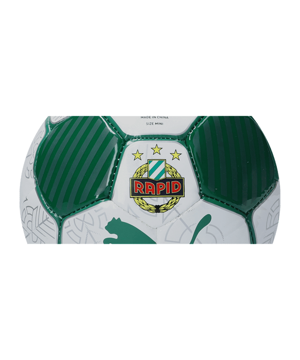 PUMA SK Rapid Wien Ess Miniball Weiß F01 - weiss