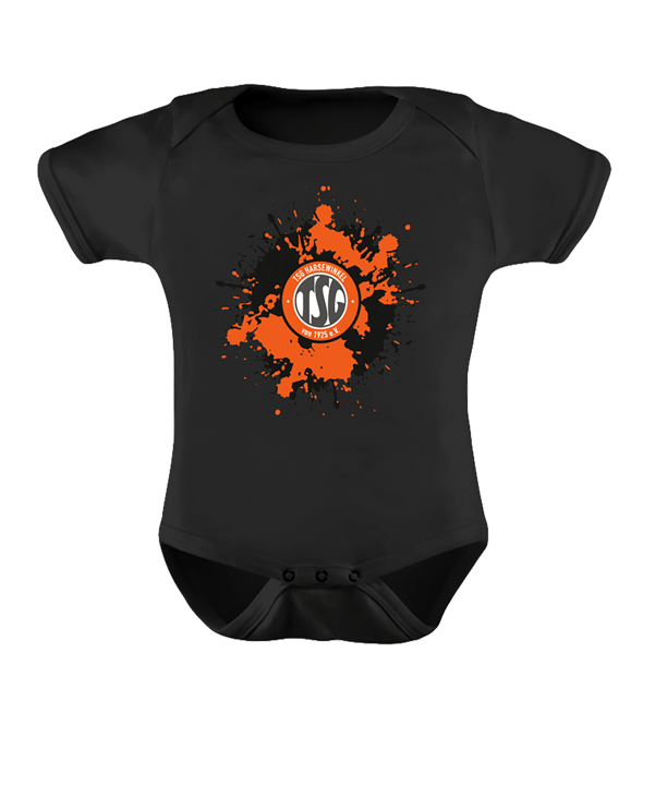 TSG Harsewinkel Babystrampler Splash Schwarz - schwarz