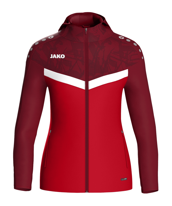 JAKO Iconic Kapuzenjacke Damen Rot F103 - rot