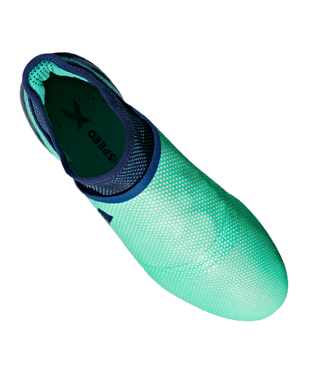 adidas X 17+ Purespeed FG Grün Blau - gruen