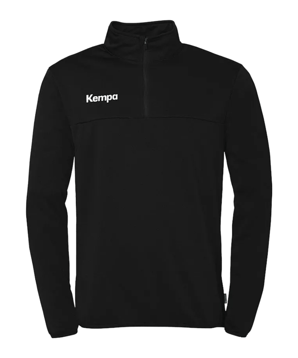 Kempa 1/4 Zip Sweatshirt Schwarz F001 - schwarz