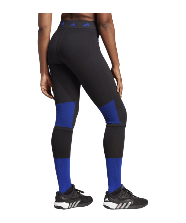 adidas Techfit Seamless Leggings Damen Schwarz - schwarz