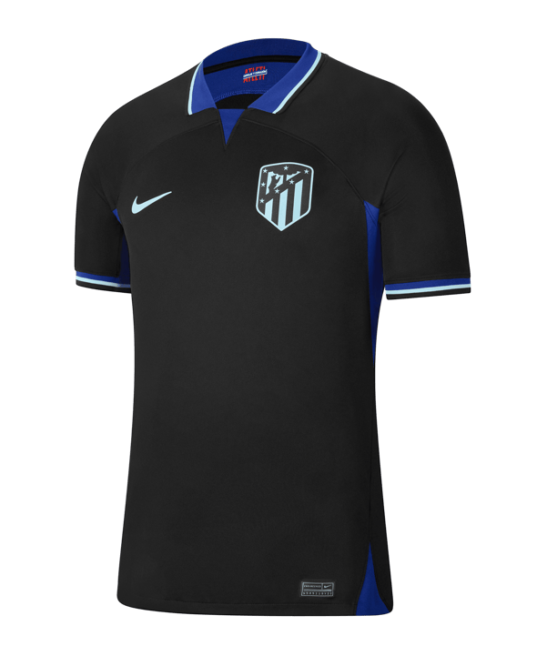 Nike Atletico Madrid Trikot Away 2022/2023 Schwarz Blau F011 - schwarz