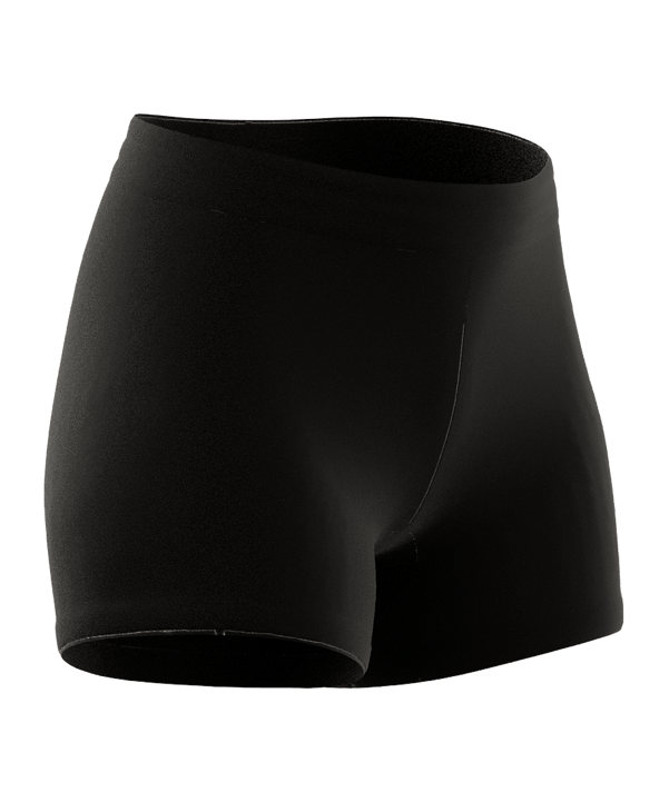 adidas Lounge Rib Bootys Short Damen Schwarz - schwarz