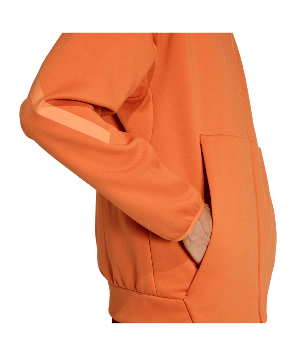 adidas Z.N.E Track Kapuzenjacke Orange - orange