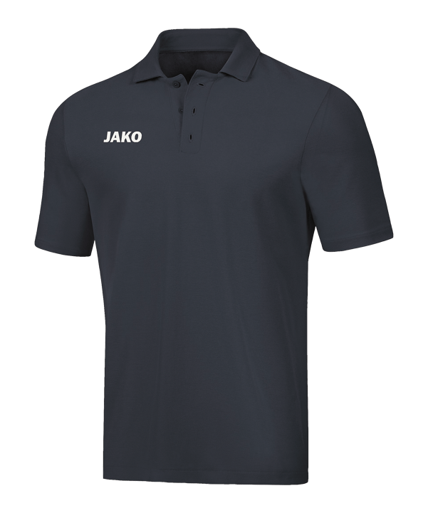 JAKO Base Polo Grijs K021 - grijs