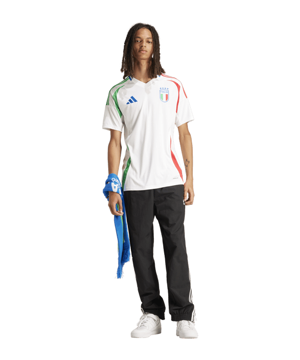 adidas Italien Trikot Away EM 2024 Weiss - weiss