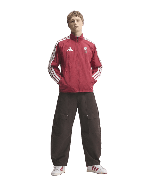 adidas FC Liverpool Anthem Jacke Rot - rot