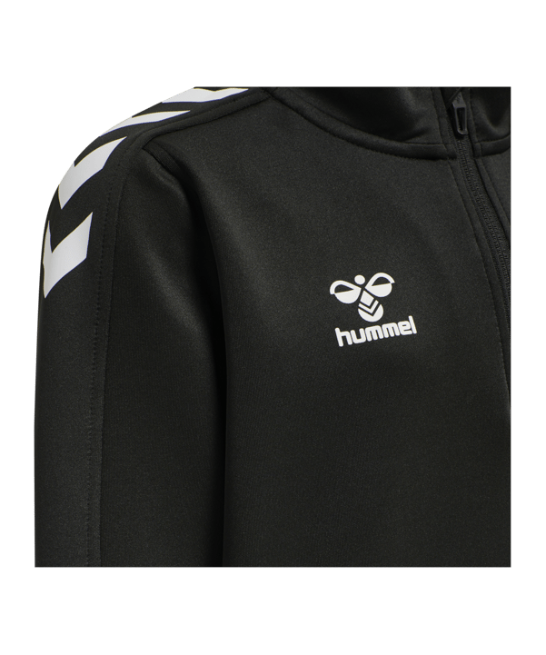 Hummel hmlCORE XK HalfZip Sweatshirt Kids F2001 - schwarz