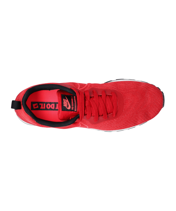 Nike MD Runner 2 Rot Schwarz F600 - grau
