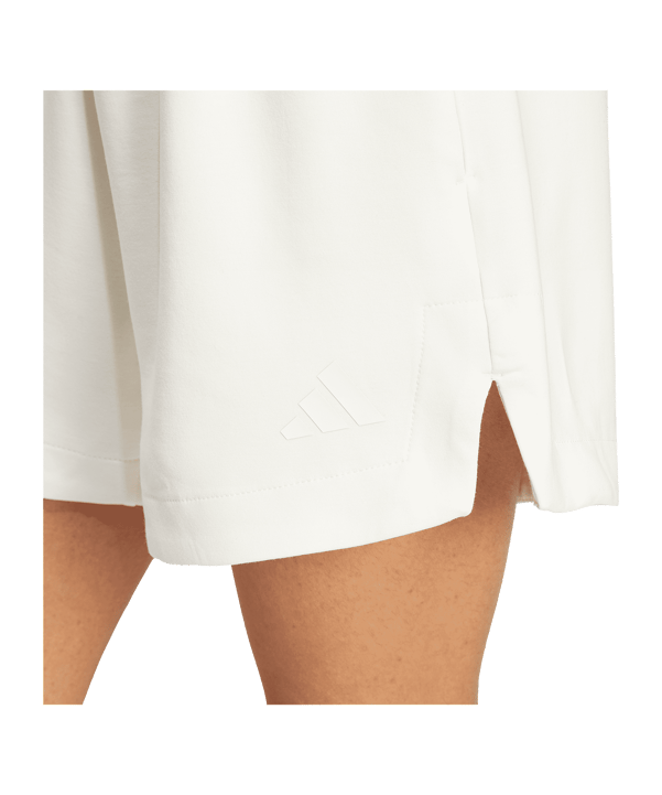 adidas Soft Lux Loose Short Damen Weiß - weiss